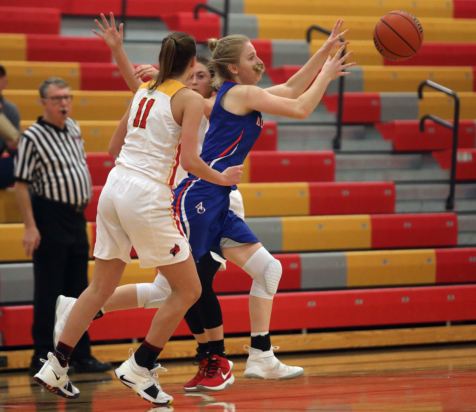 Warrensburg Latham vs Argenta Oreana girls basketball 15 2.4.19.jpg